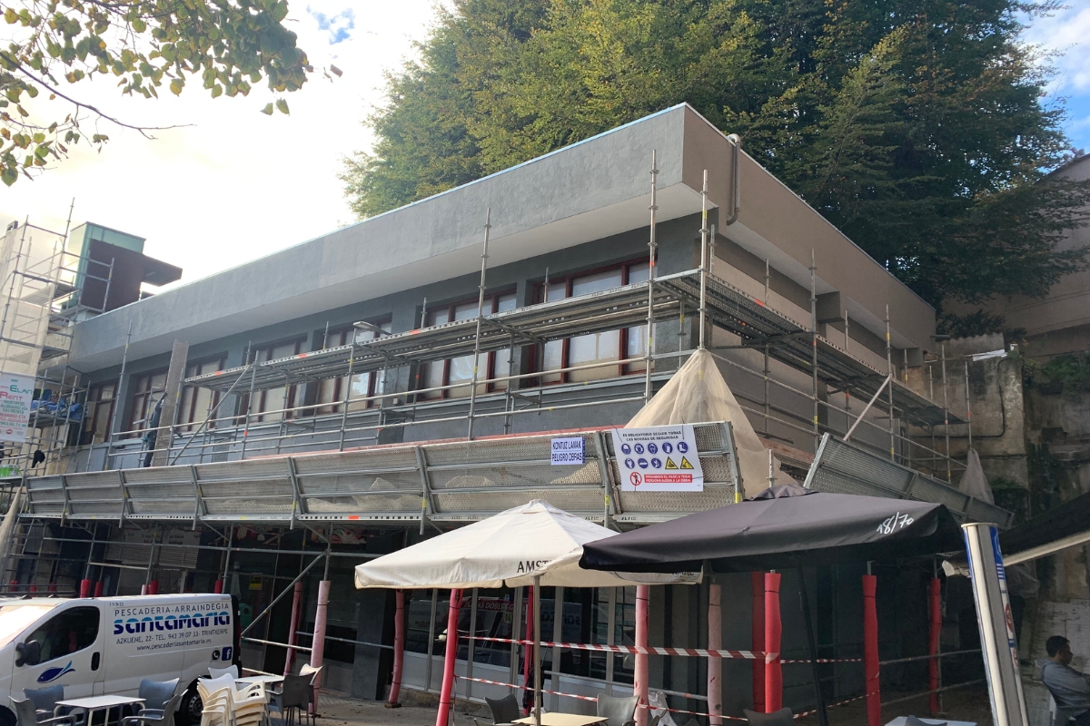 Reparación estructura de hormigón edificio Pasaia | Rehabilitación de fachadas Pasaia Gipuzkoa | Eraitek Soluciones