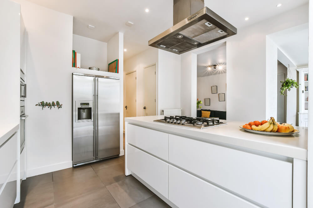 cocina con isla o península